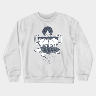 Flat Earth Crewneck Sweatshirt